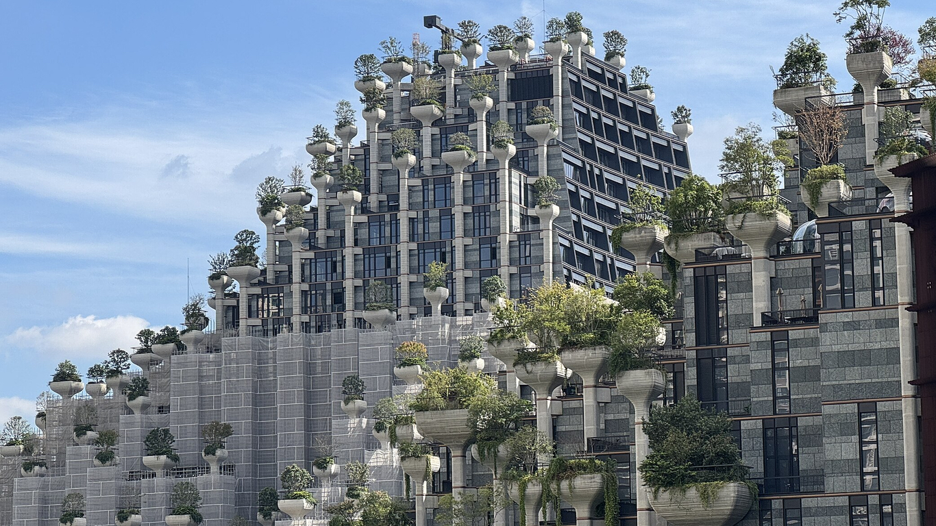 1000 Trees Shanghai China Heatherwick