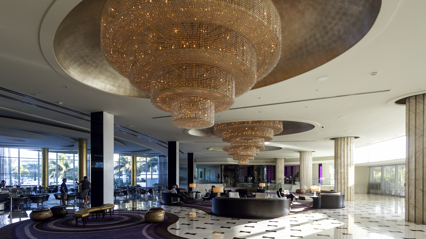 Fontainebleau Hotel Miami Modern Architecture Lobby