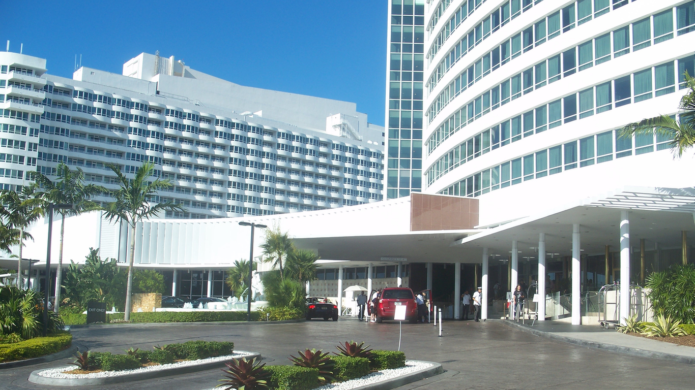 Fontainebleau Hotel Miami Modern Architecture