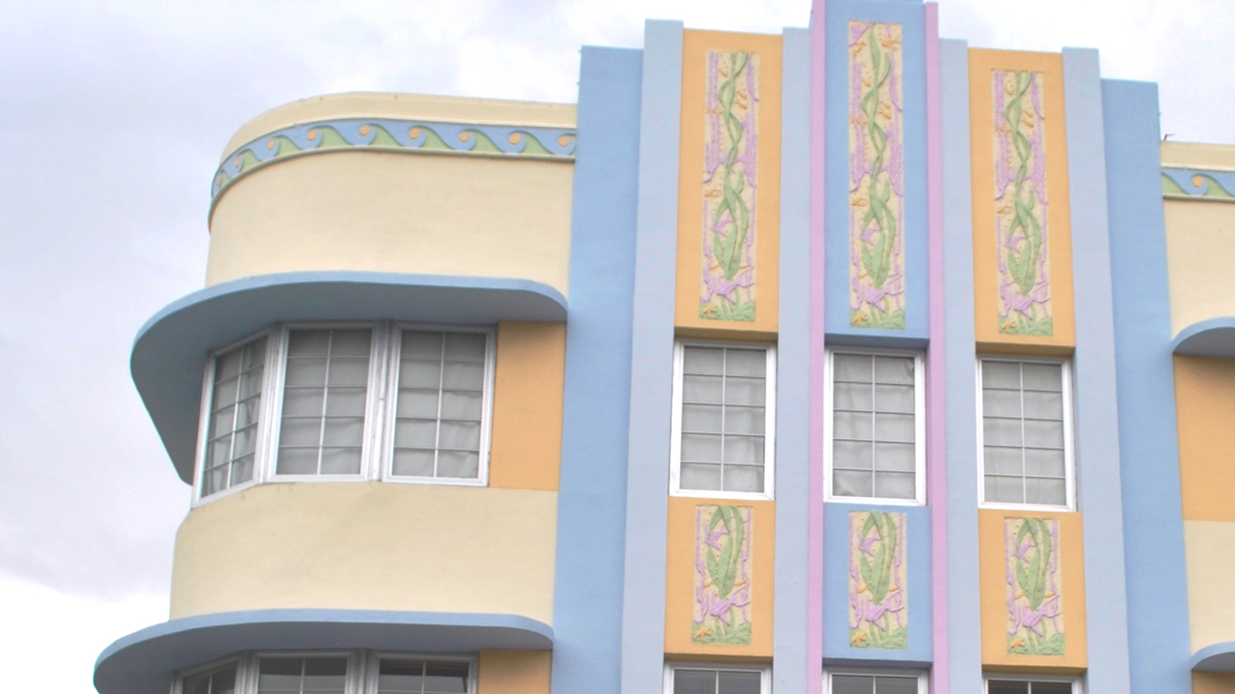 Art Deco Detail Marlin Hotel Miami Beach