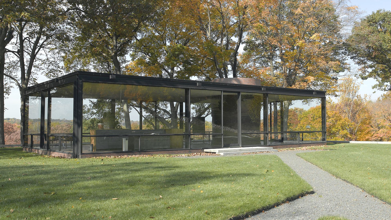 Architect Philip Johnson Glass House Residence New Canaan CT