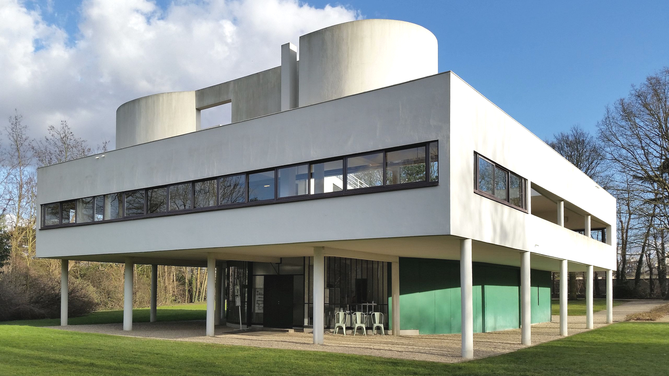 Villa Savoye International Style Architecture by Le Corbusier