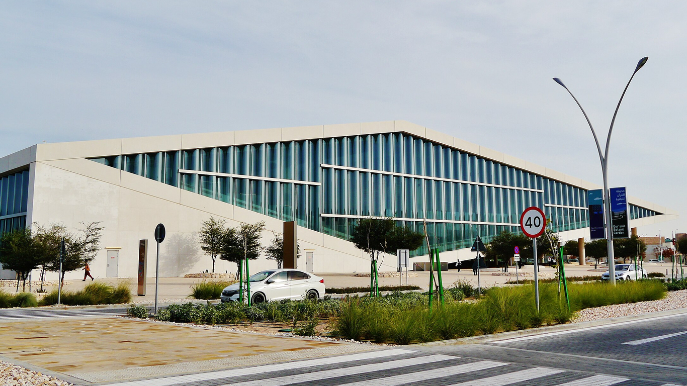 Qatar National Library by architect Rem Koolhaas OMA education city Qatar