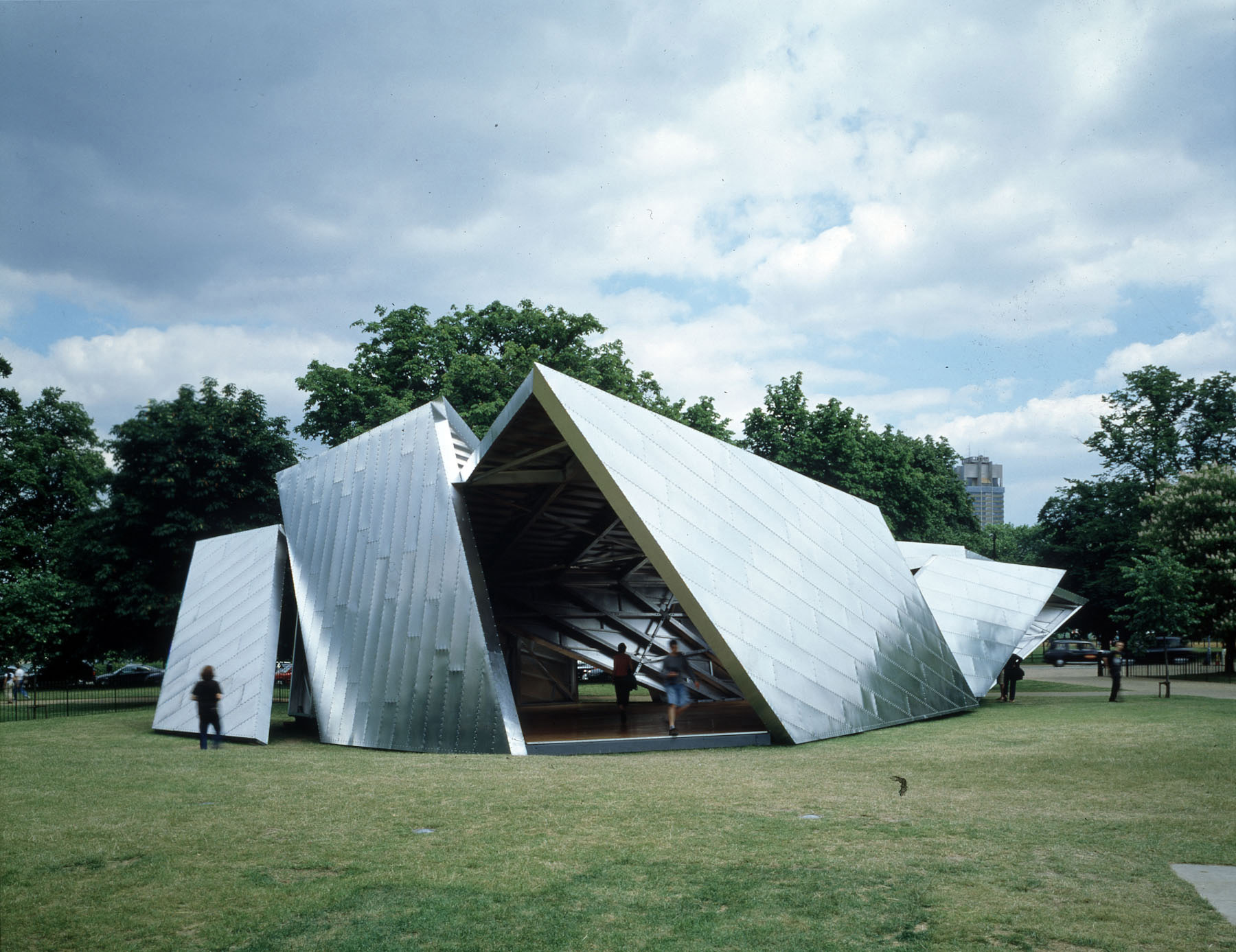 Serpentine Pavilion 2001 Designed by Daniel Libeskind Architect Titled 18 Turns