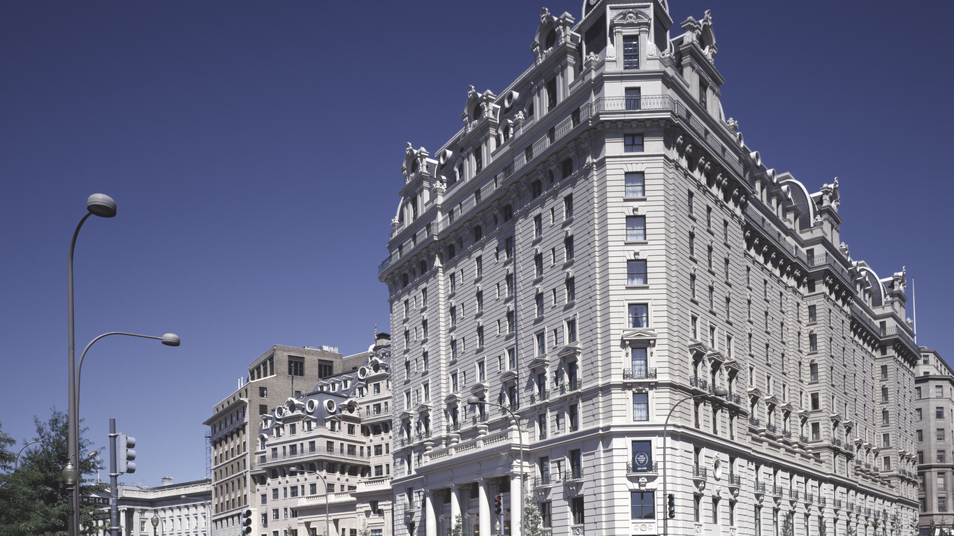 The historic Willard Hotel in Washinton DC 